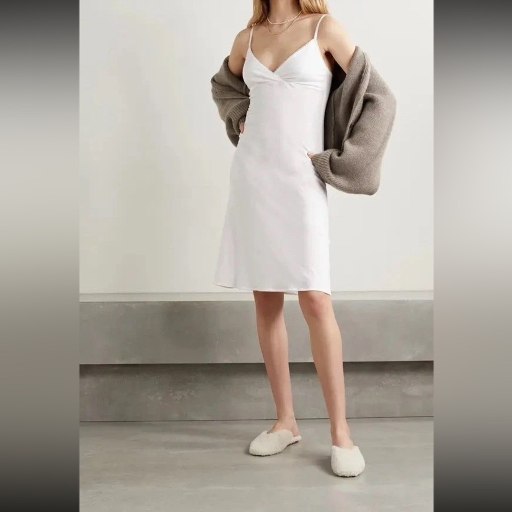 Skin Organic Audrey organic Pima cotton jersey chemise